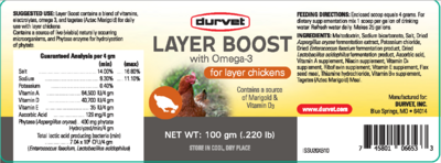 Durvet Layer Boost with Omega-3