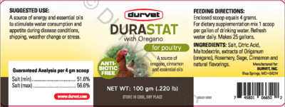 Durvet Durastat with Oregano
