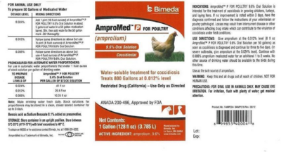 AmproMed P for Poultry, 1-gallon
