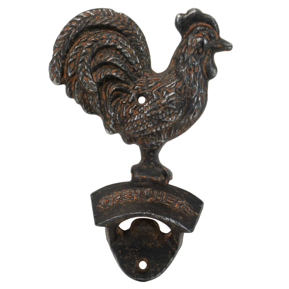 Cast Iron Rooster Bottle Opener