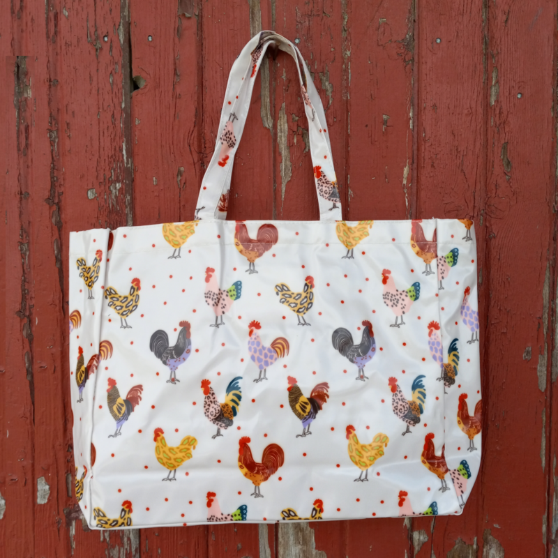 Fluffy Layers Waterproof Chicken Tote