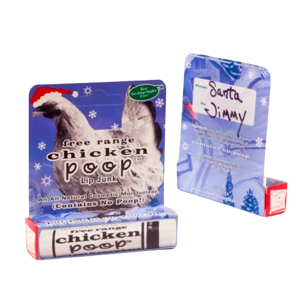 Santa Chicken Poop Lip Junk - Original