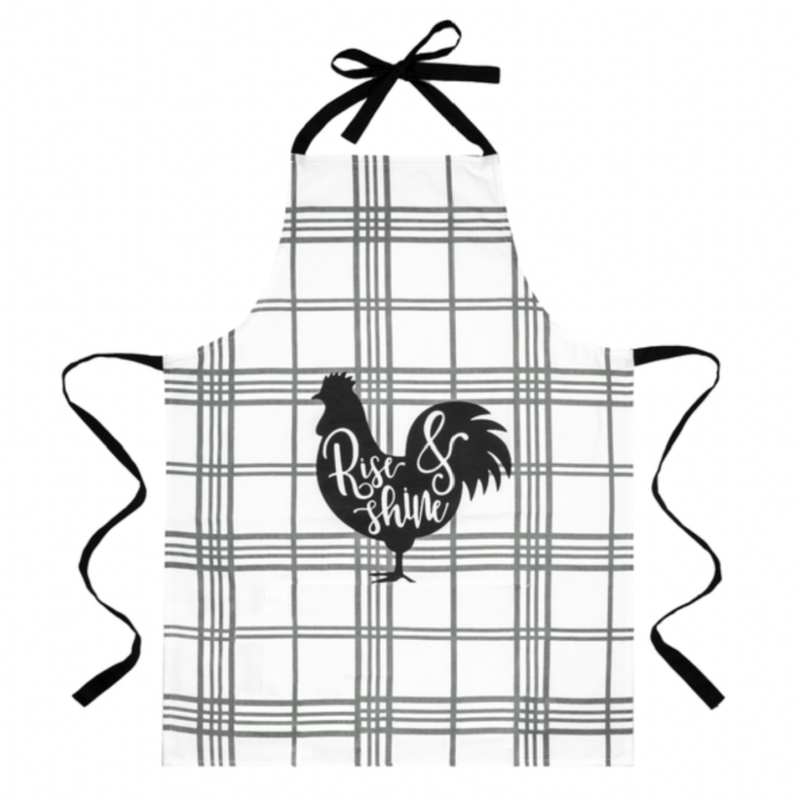 Black and White Chicken Aprons