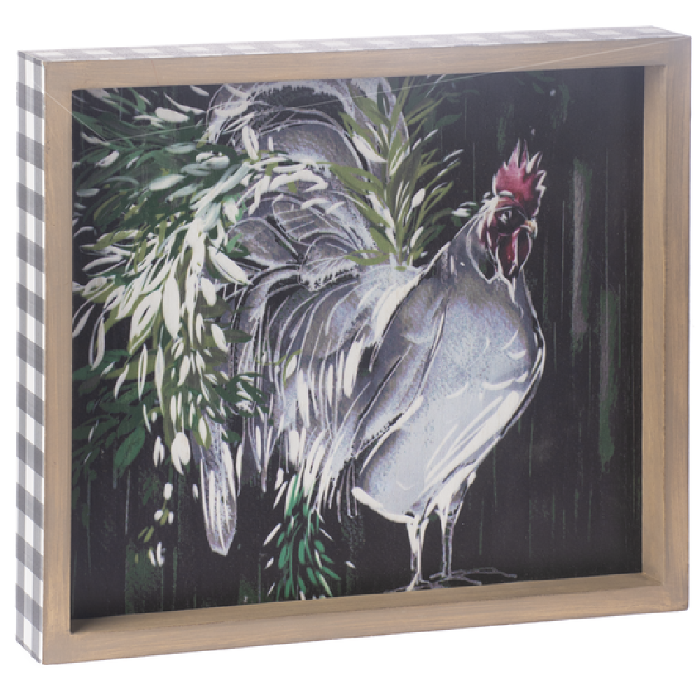 Rooster Box Print