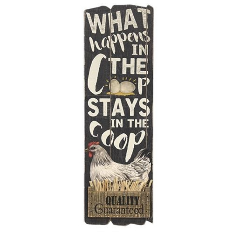 What Happens in the Coop Sign
