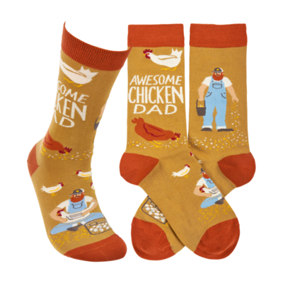 Awesome Chicken Dad Socks