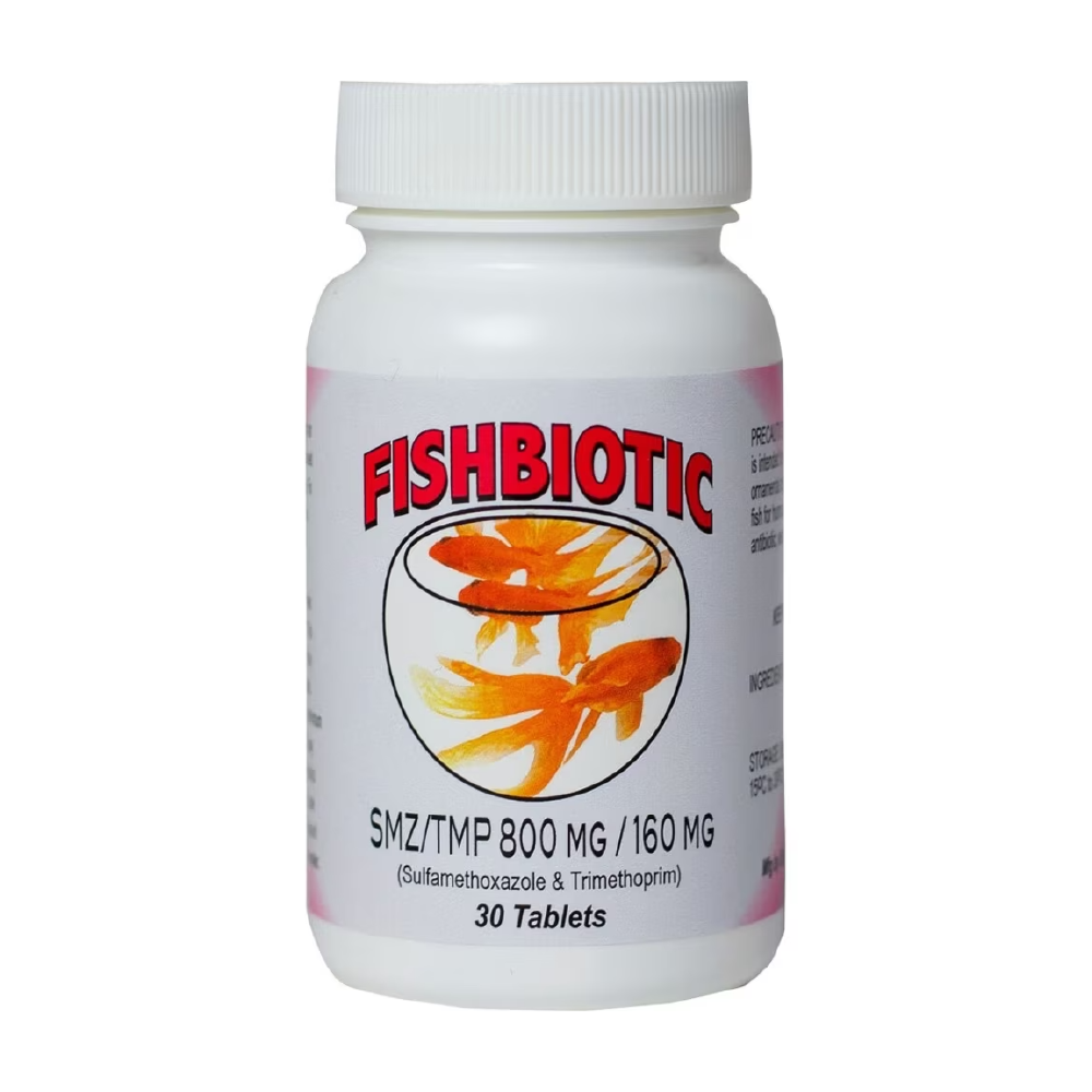 Fishbiotic SMZ/TMP, 30-Count Bottle
