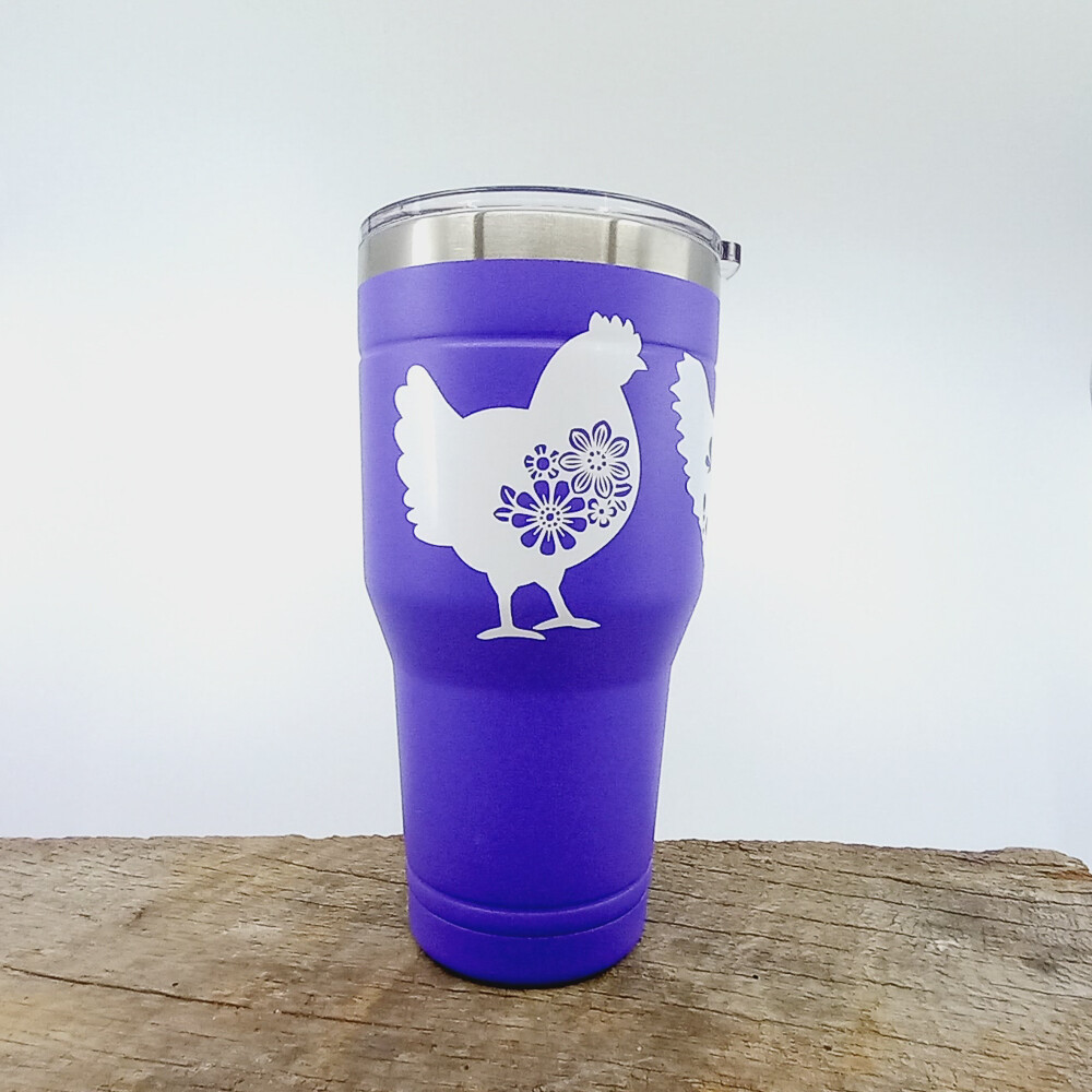 Daisy Chicken Vinyl Sticker 3&quot;