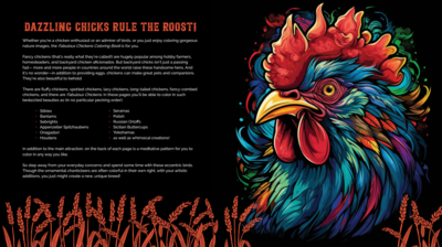 Fabulous Chickens Coloring Book