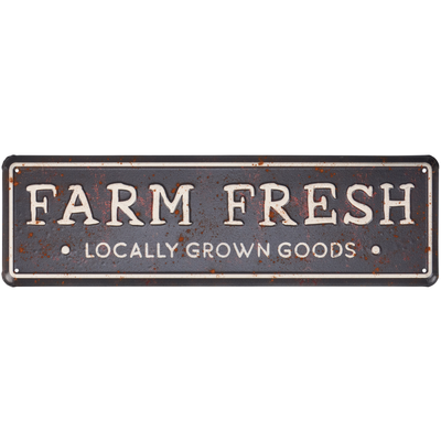 Farm Fresh Locally Grown Goods Sign