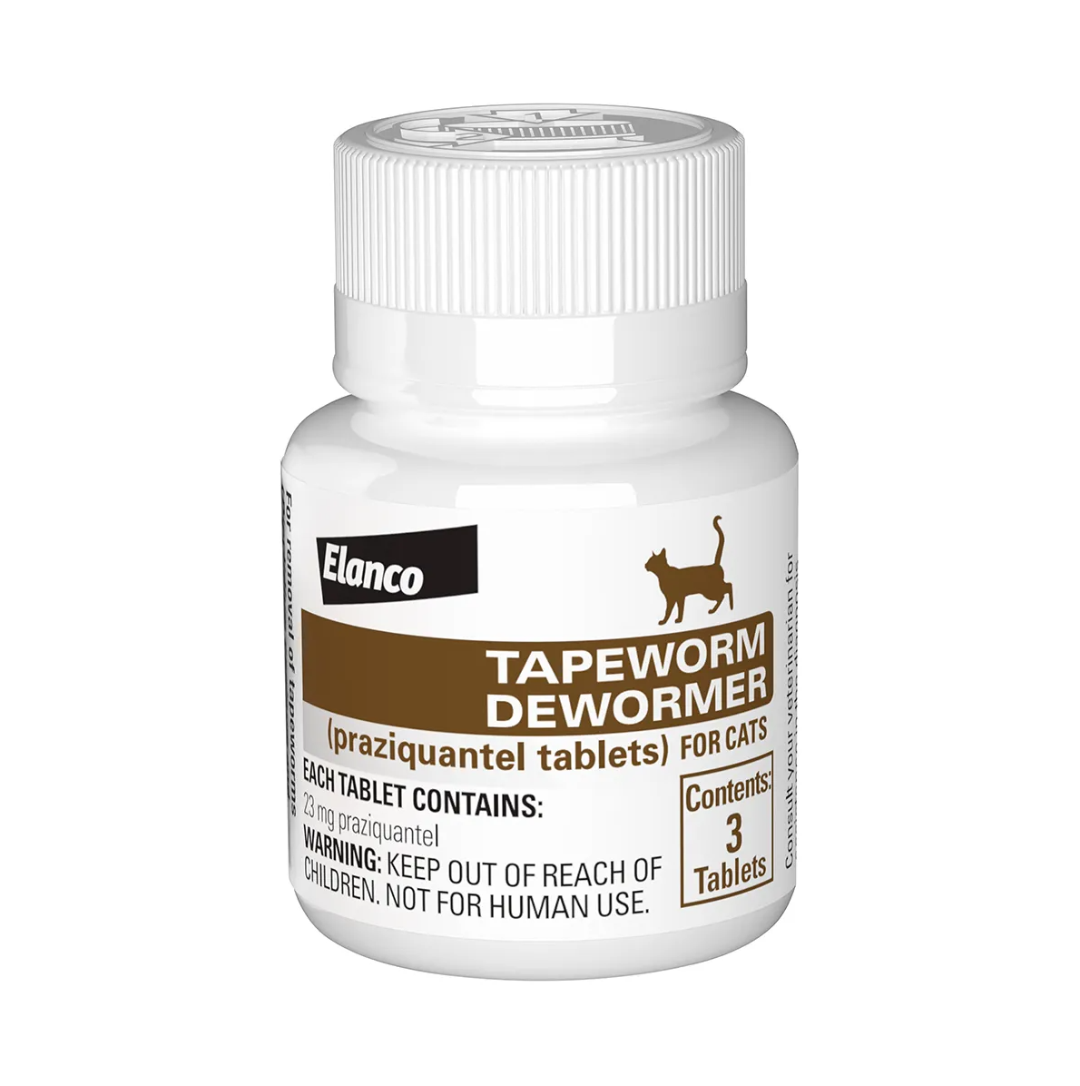 Praziquantel Tapeworm Dewormer Tablets for Cats