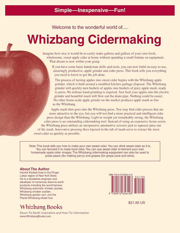 Whizbang Apple Grinder and Cider Press