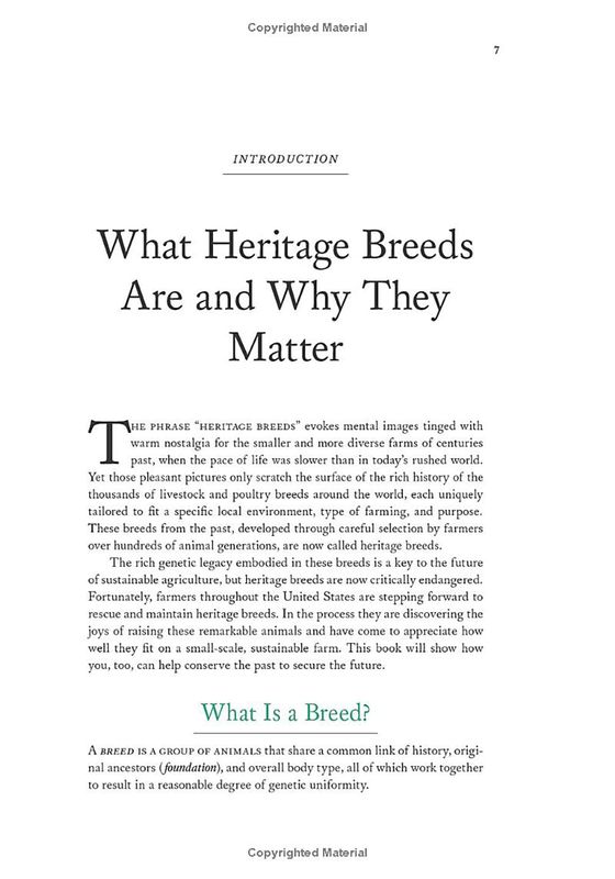 An Introduction to Heritage Breeds