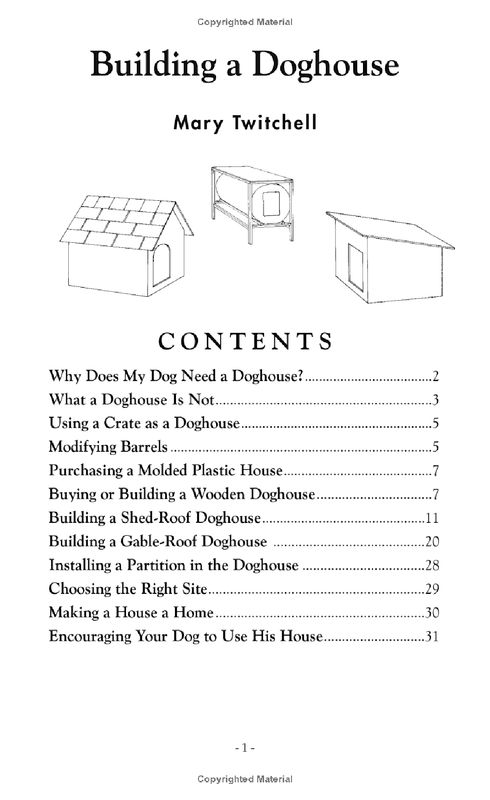 Building a Doghouse