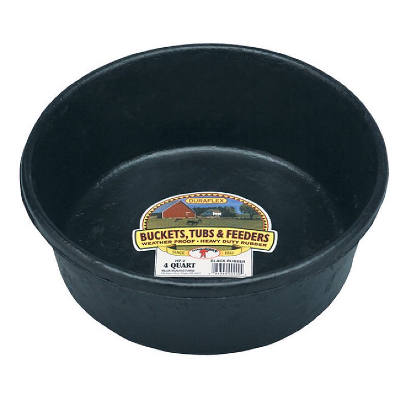Rubber Feed Pan, 4-quart