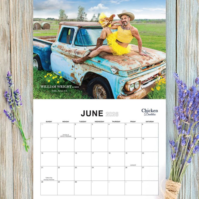 Chicken Daddies 2026 Calendar - June