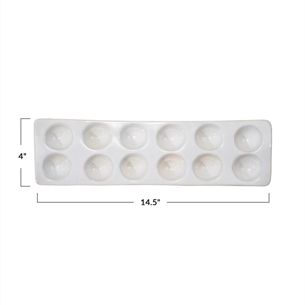 Stoneware Egg Tray