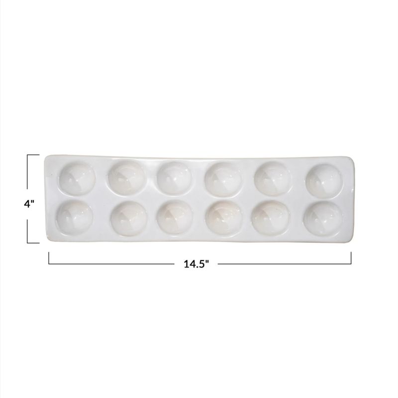 Stoneware Egg Tray