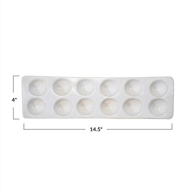 Stoneware Egg Tray