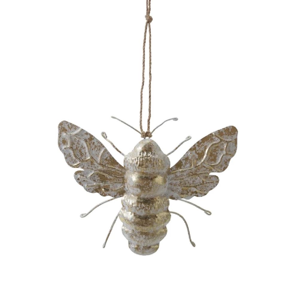 Distressed Bee Ornament