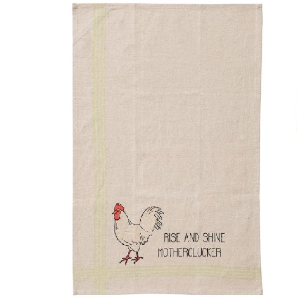 Rise &amp; Shine Mother Clucker Towel