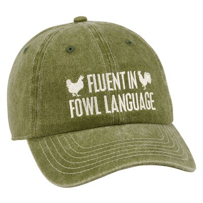 Fluent In Fowl Language Baseball Cap