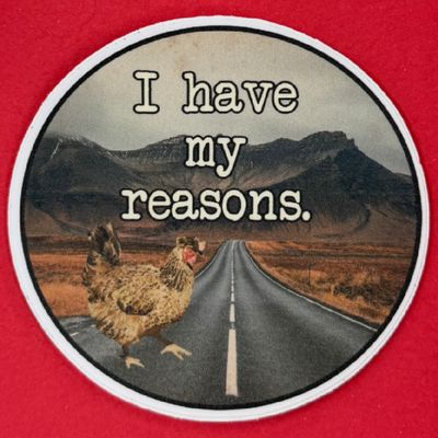 I Have My Reasons Sticker