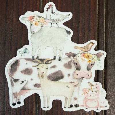 Flower Farm Stack Sticker