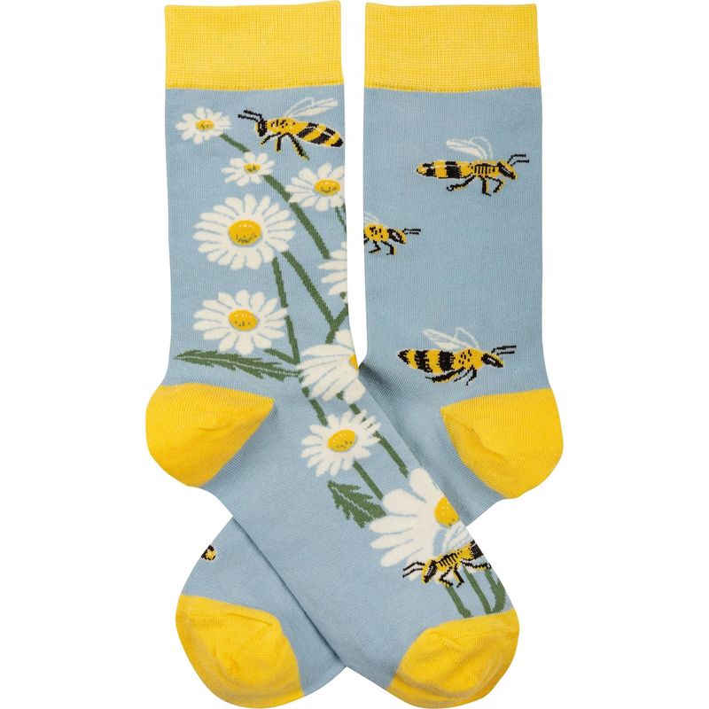 Bees &amp; Daisies Socks