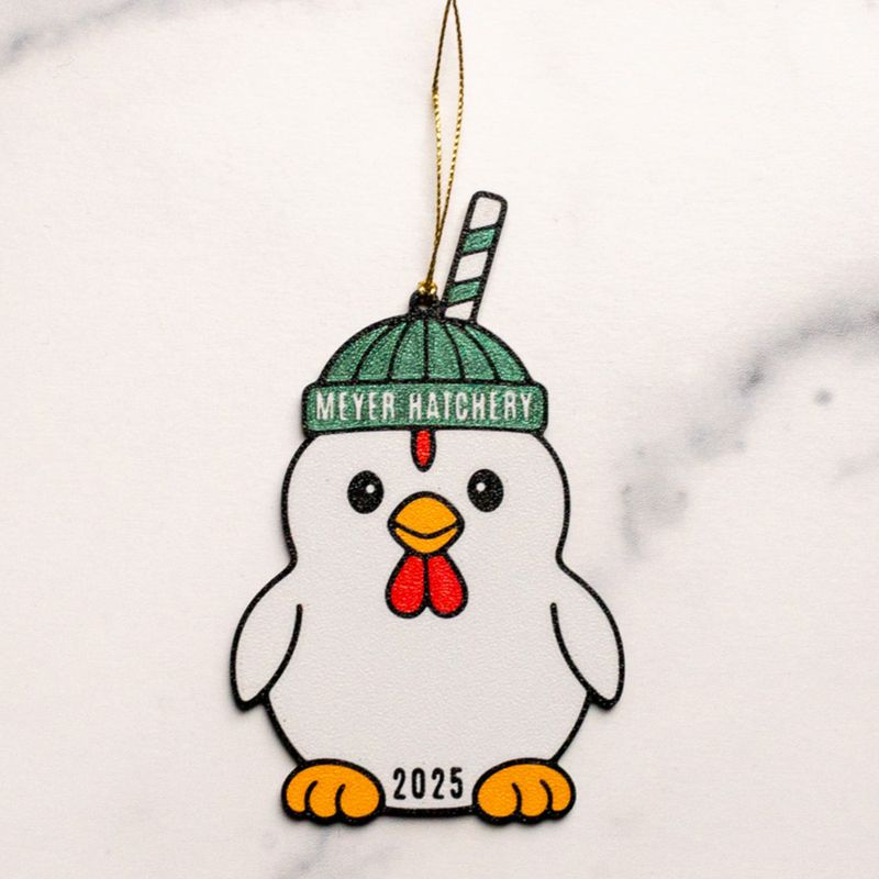 Meyer Hatchery Limited Edition Chick Barista Ornament, 2025