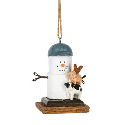 Smore Farmer Ornament
