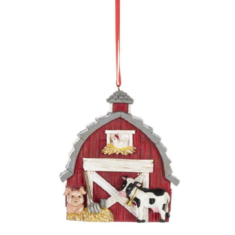 Red Barn Ornament