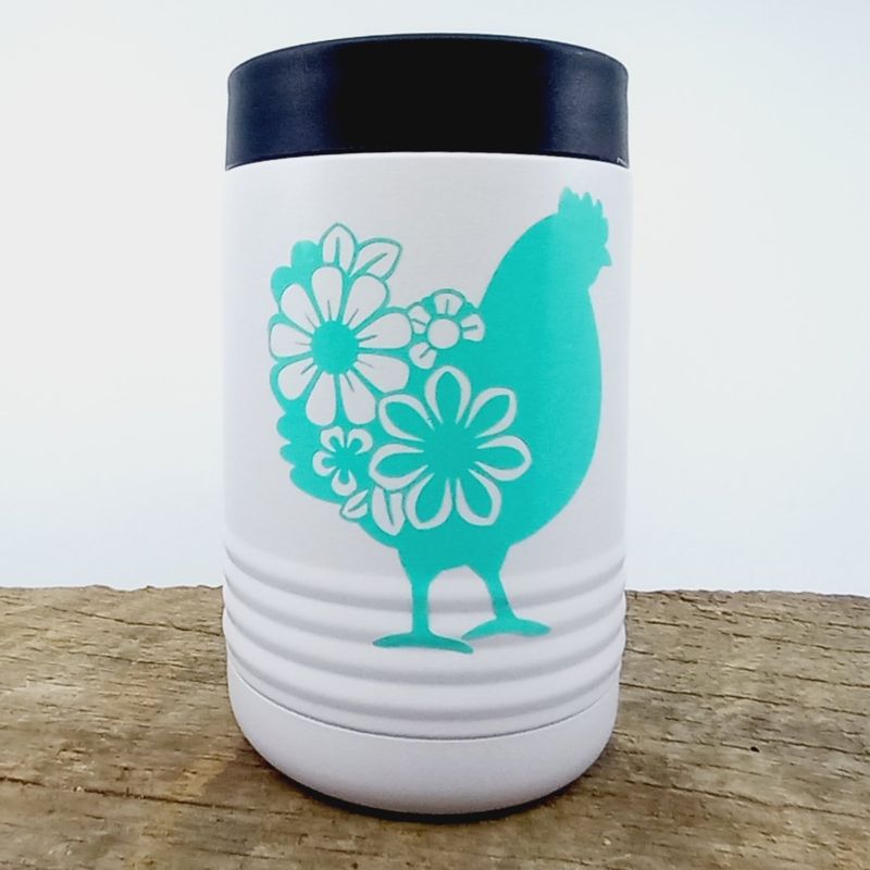 Daisy Tail Chicken Vinyl Sticker