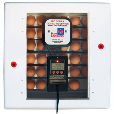 Farm Innovators Digital Pro Series Incubator with Egg Turner
