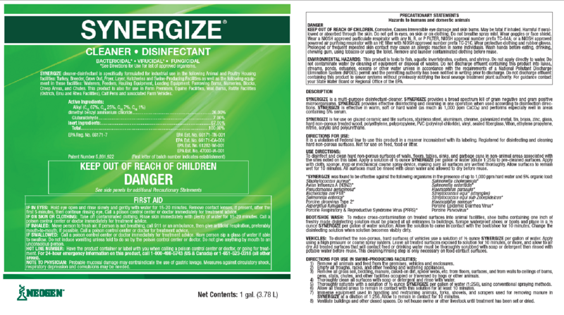 Synergize® Cleaner Disinfectant, 32-ounce