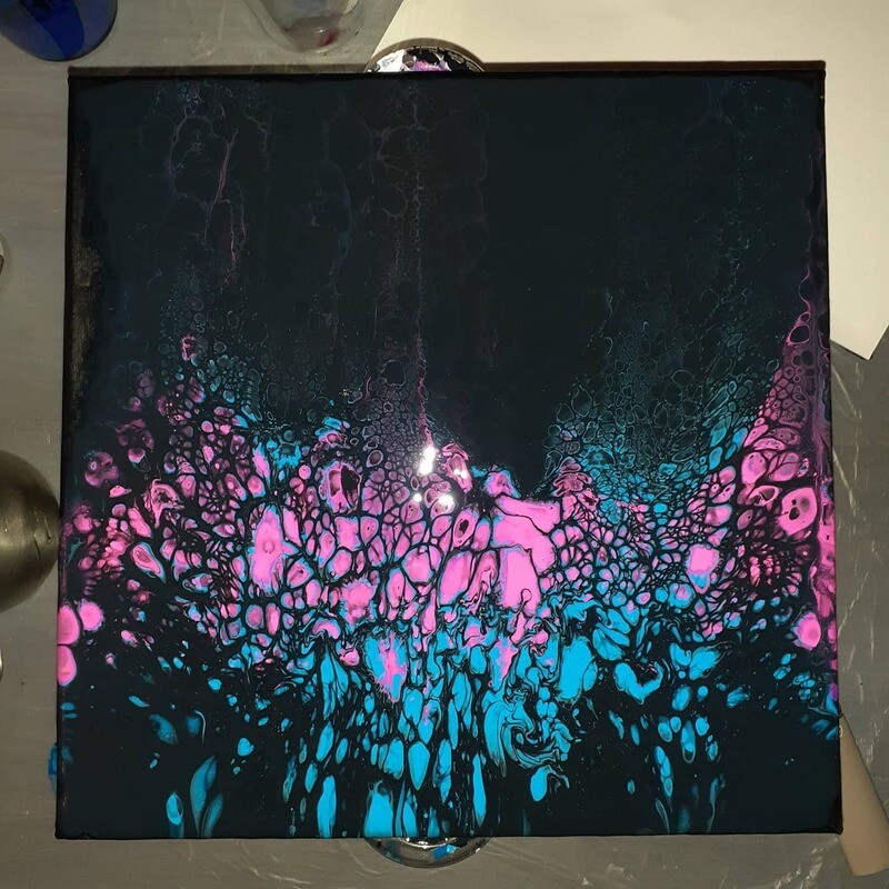 Abstract Acrylic Pours