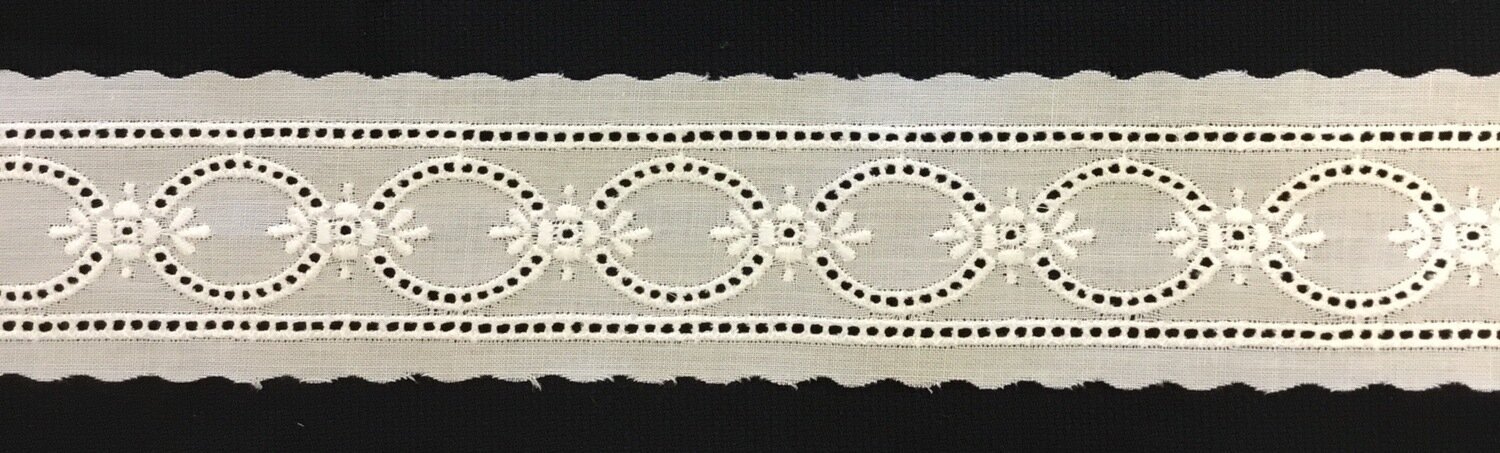 283 Ecru Swiss Edging Trim (Priced Per Yard)