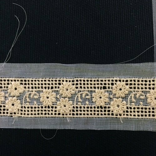 242 Ecru Swiss Insertion Trim  (Priced Per Yard)