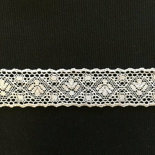 105C White Lace Insertion (Priced Per Yard)