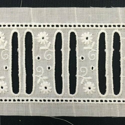 240 White Swiss Beading (Priced Per Yard)