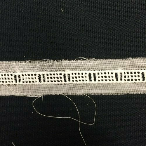 213 White Swiss Beading Trim (Priced Per Yard)