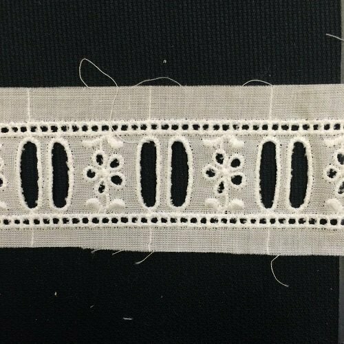 228 White Swiss Beading Trim (Priced Per Yard)