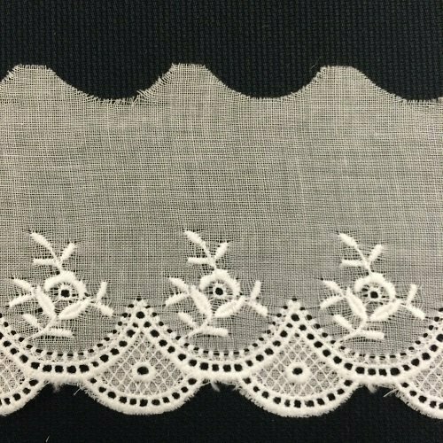 182 White Swiss Edging Trim (Priced Per Yard)