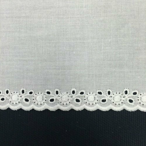 202 White Swiss Edging Trim  (Priced Per Yard)