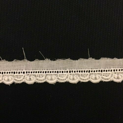 224 White Swiss Edging Trim  (Priced Per Yard)