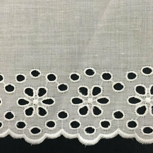 232 White Swiss Edging Trim (Priced Per Yard)