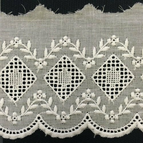 245 White Swiss Edging Trim (Priced Per Yard)