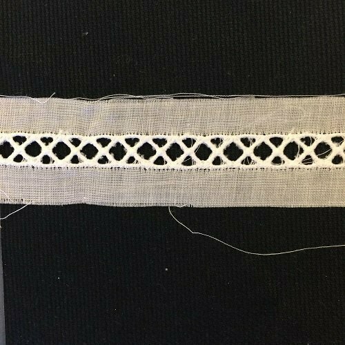 173 White Swiss Insertion Trim (Priced Per Yard)