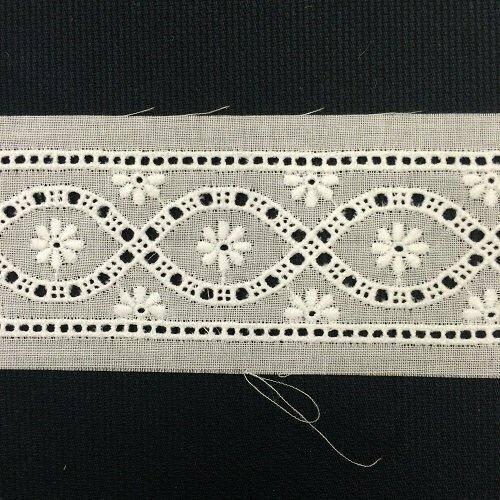 185 White Swiss Insertion Trim (Priced Per Yard)