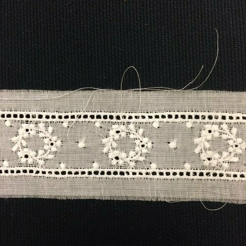 186A White Swiss Insertion Trim (Priced Per Yard)
